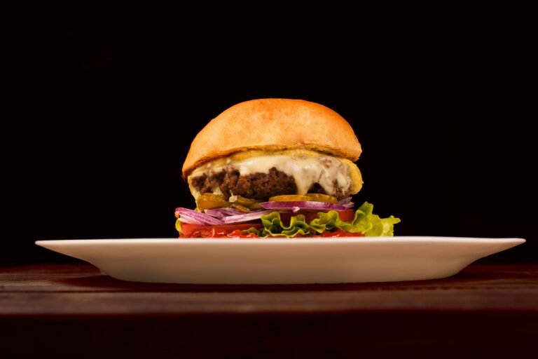 Close-up Photo of a humburger meat with extra cheese