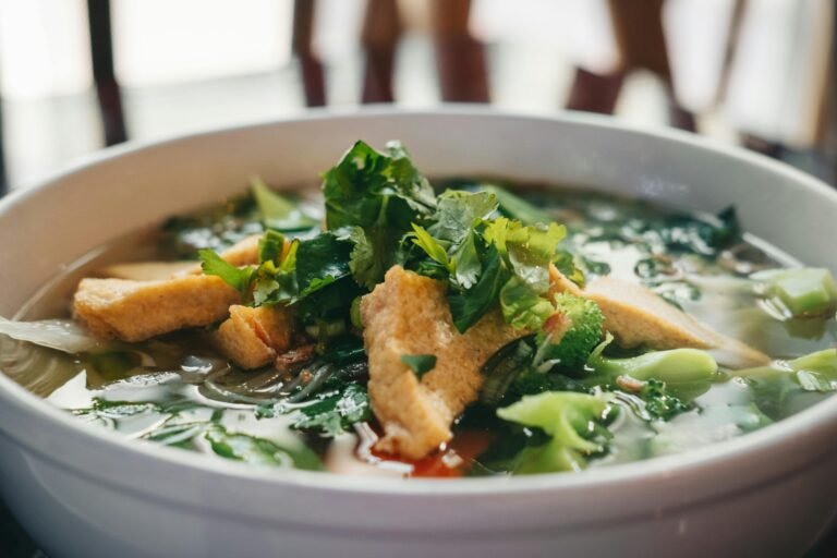 A bowl of Pho soup