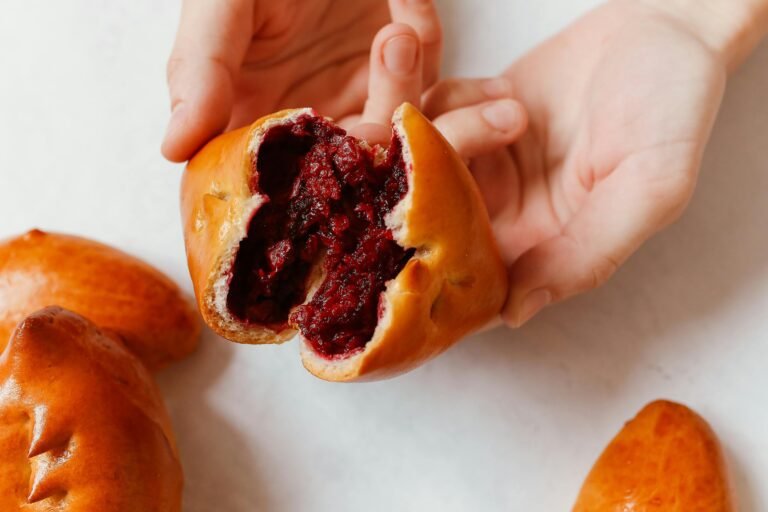 Close-up Photo of Pirozhki Bread recipe