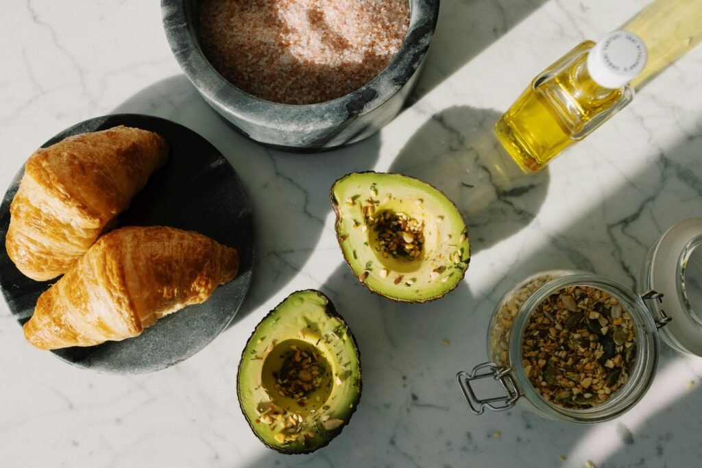 Pillsbury Croissants with avacado