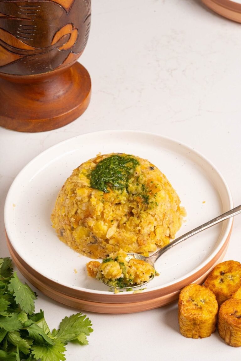 a plate of Mofongo