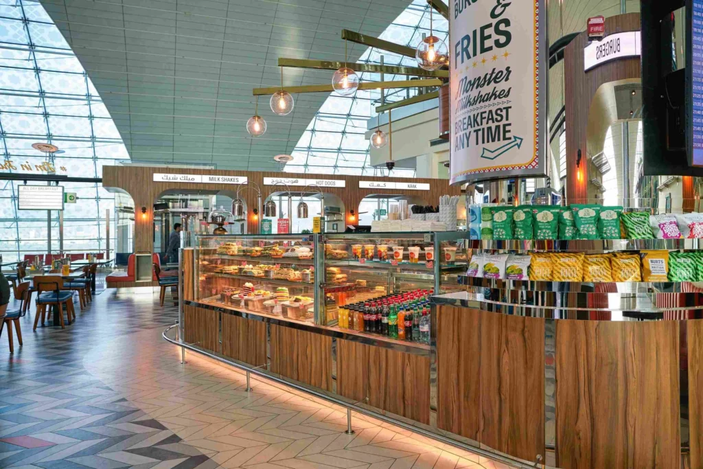 an interior of restaurant